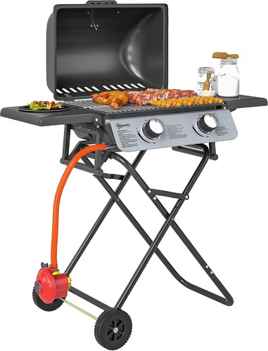 Outsunny foldable gas bbq - outsunny,