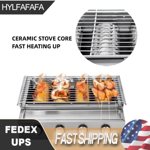 Burner barbecue bbq grill - 4-burner,