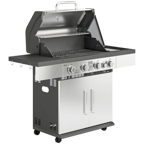 Burner gas bbq - 4+1,