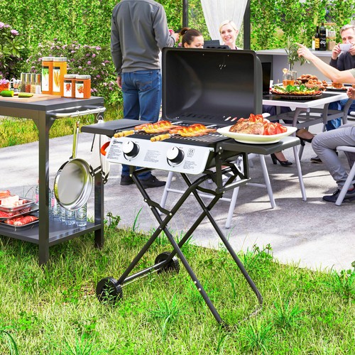 Portable foldable gas - portable, bbq