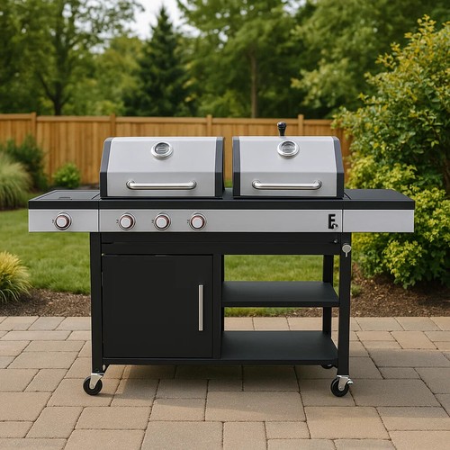 Dual fuel burner gas - fuel, 3