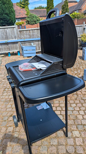 Burner black gas - black, barbecue