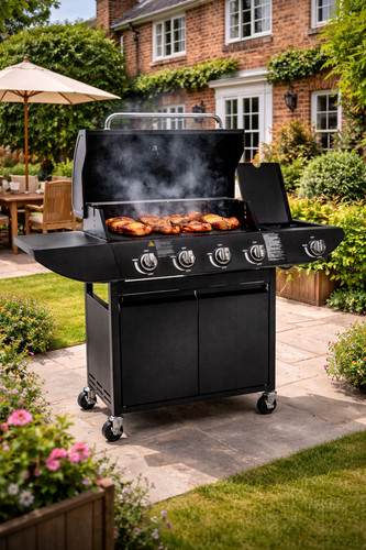 Campfire gas burner grill - 4+1,