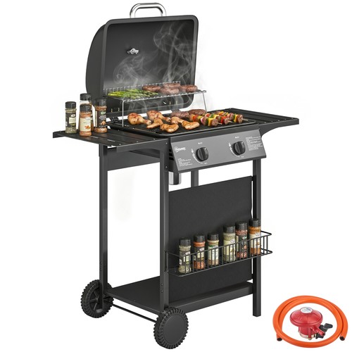 Outsunny gas burner barbecue - gas,