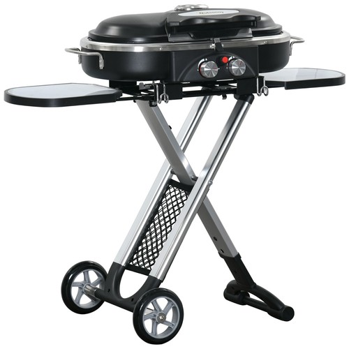 Foldable gas bbq grill - gas,