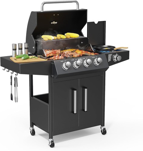 Burner propane gas bbq - 4+1,