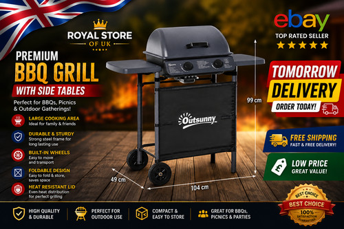 Outsunny burner gas bbq - burner,