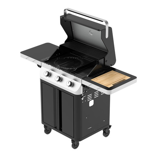 Goodhome attaia black - black, burner