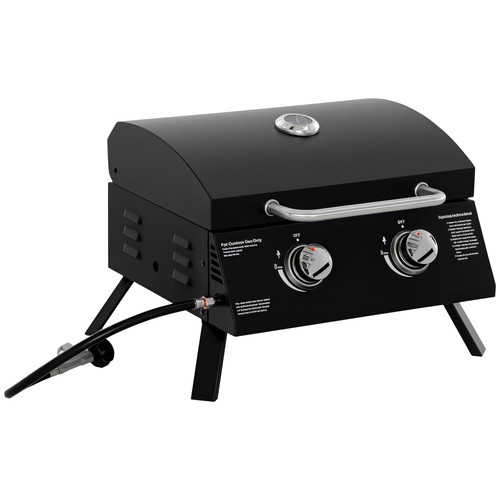Outsunny portable tabletop gas - tabletop,