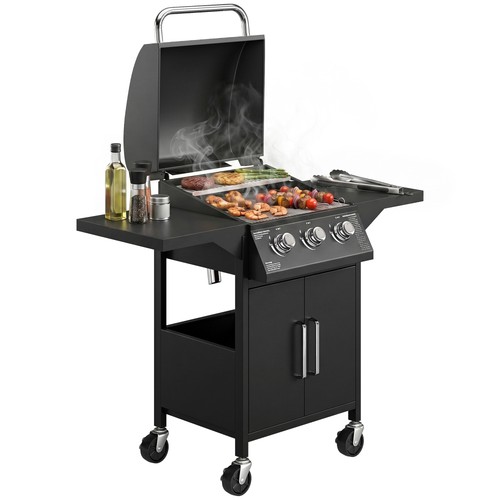 Outsunny burner gas grill - outsunny,