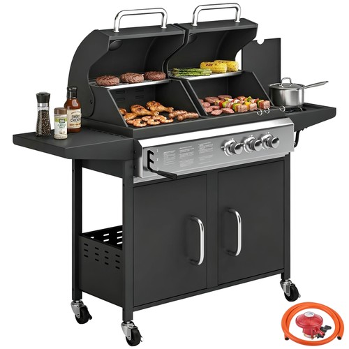 Outsunny burner hybrid dual - outsunny,