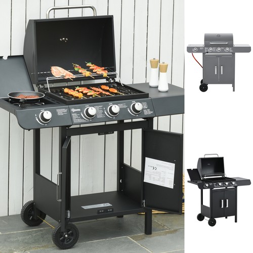 Gas barbecue grill - barbecue,