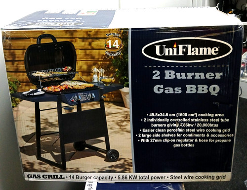 Sealed uniflame burner - sealed, gas