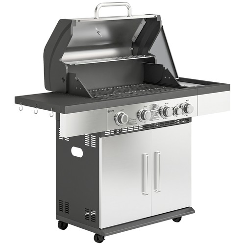 Plus burner gas - 4, grill