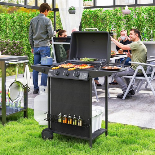 Burner gas bbq grill - 4,