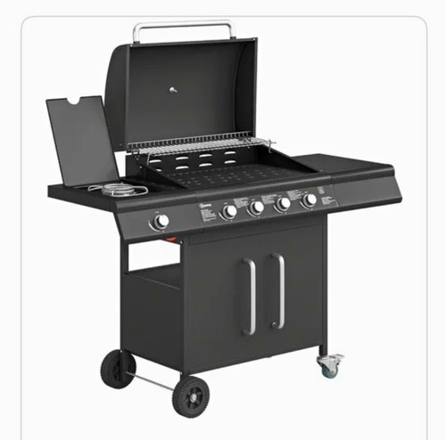 Burner gas bbq - grill, with