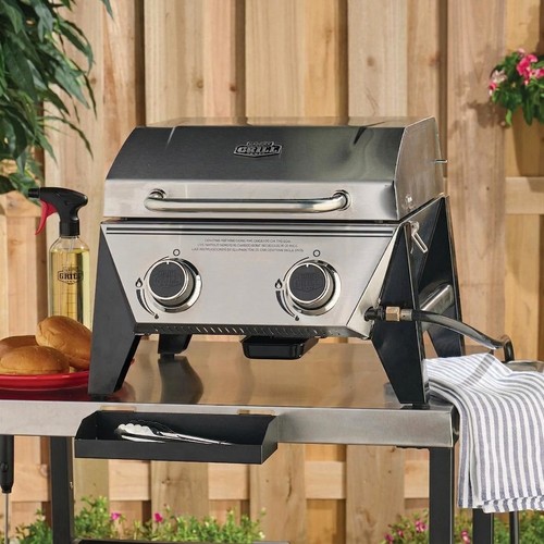 Portable tabletop gas grill - portable,