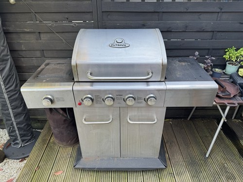 Outback burner gas bbq used - gas,