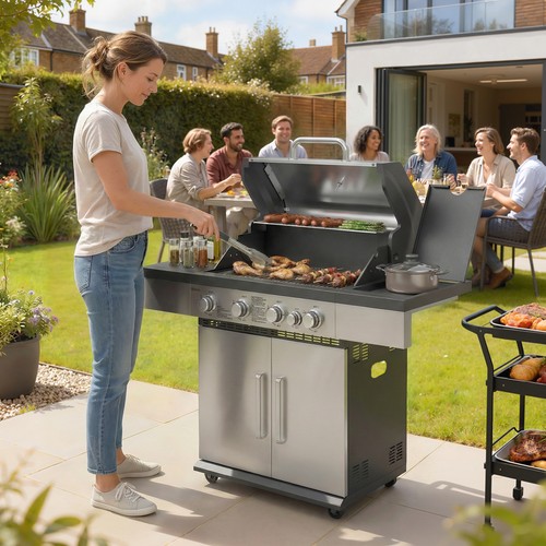Burner gas bbq grill - gas,
