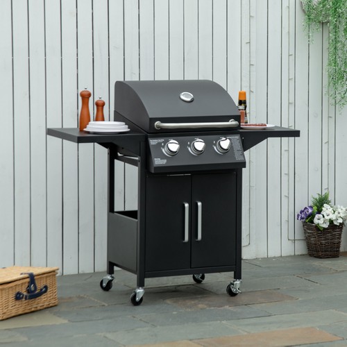 Outdoor burner gas grill - gas,