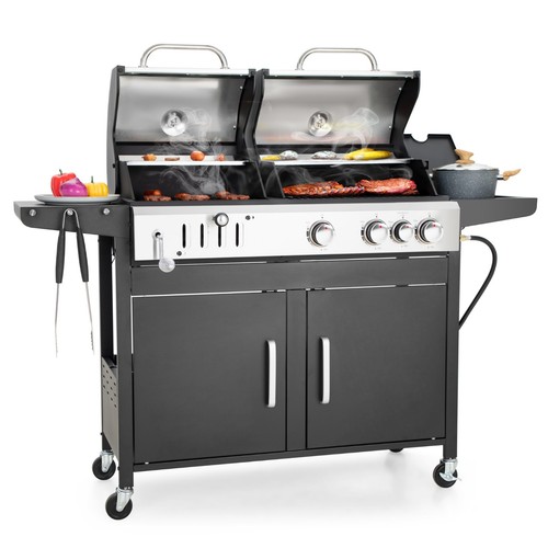 Dual fuel gas charcoal - fuel,