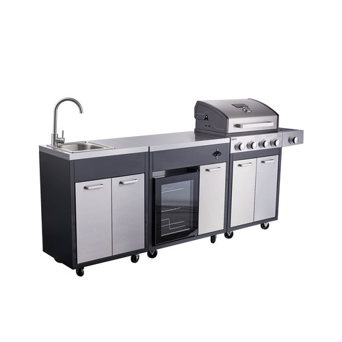 Boss grill outdoor kitchen - kitchen, 4