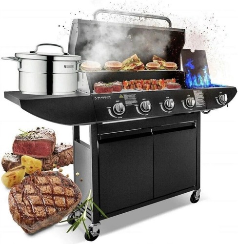 Gas bbq grill 1 stainless - gas, +