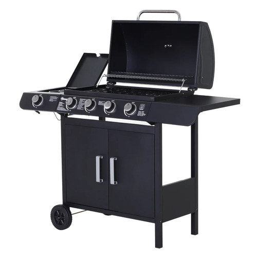 Gas bbq grill - gas, steel